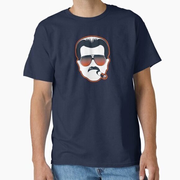 Tops - Mike Ditka Chicago Bears Cigar T-Shirt